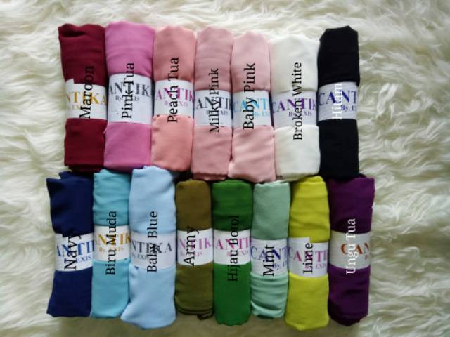 PASHMINA TALI CERUTY Babydoll Original Cantika Hijab