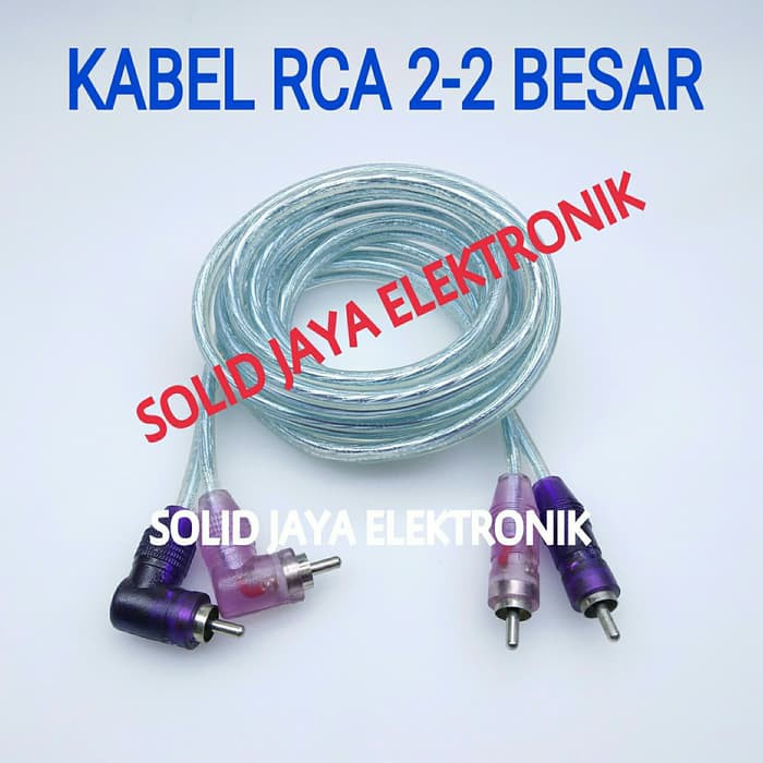 KABEL RCA 2-2 6 M BAGUS KABEL RCA 6 METER 2-2 KABEL AUDIO RCA JAK BENTUK L KABEL AUDIO KABEL AUX RCA