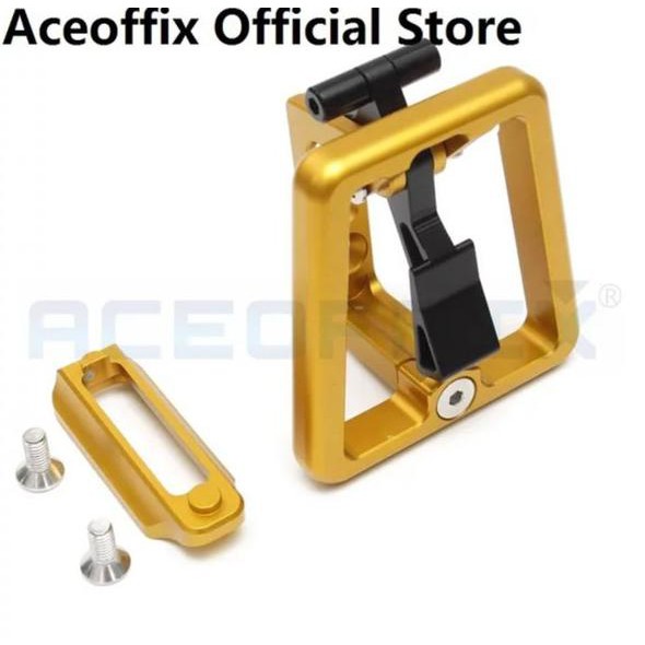 Aceoffix Front Block Unibody Sepeda Lipat Brompton 3Sixty FnHon Gust Gold