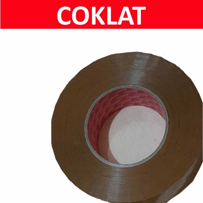 

Lakban packing besar hemat (2inch X 500 yard) dan Lakban Fragile - Coklat