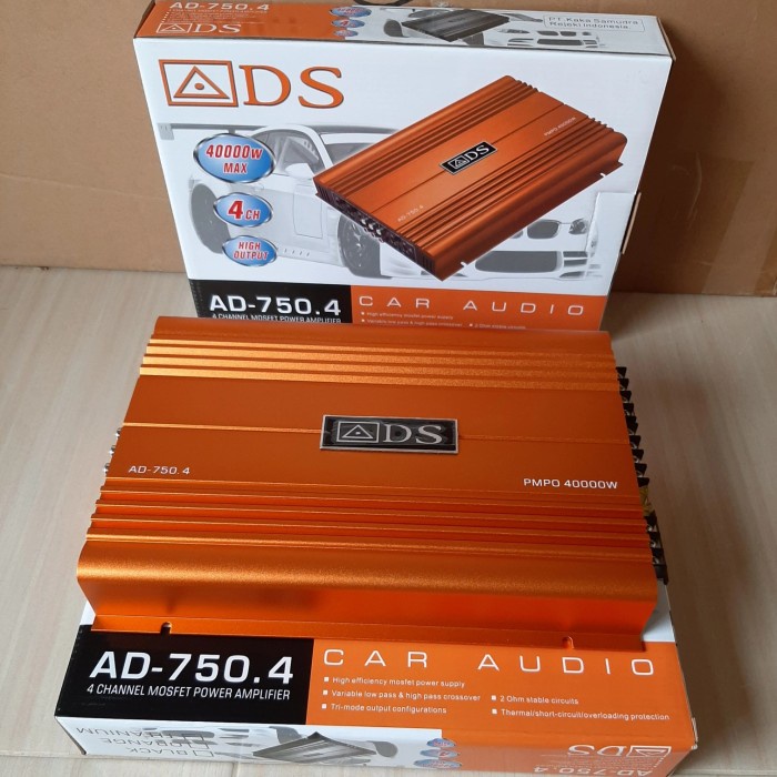 POWER ADS 750.4 POWER MOBIL 4 CHANNEL AMPLIFIER ADS 750.4
