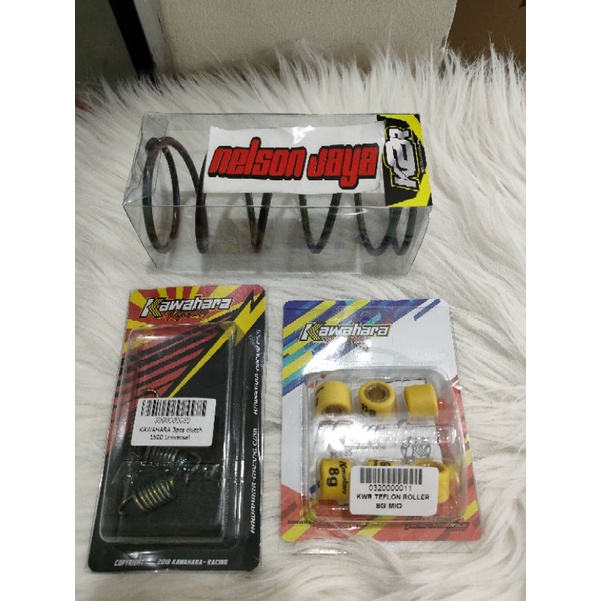 Paketan Roller/per cvt/per kampas ganda Kawahara Racing Mio/Mio soul/smile/Mio sporty/Mio j/Fino 115