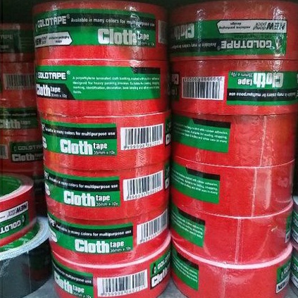 

[PCS] CLOTH TAPE LAKBAN KAIN MERAH 35MM GOLDTAPE / LAKBAN KAIN LINEN MERAH / LAKBAN MERAH 35MM GOLDTAPE