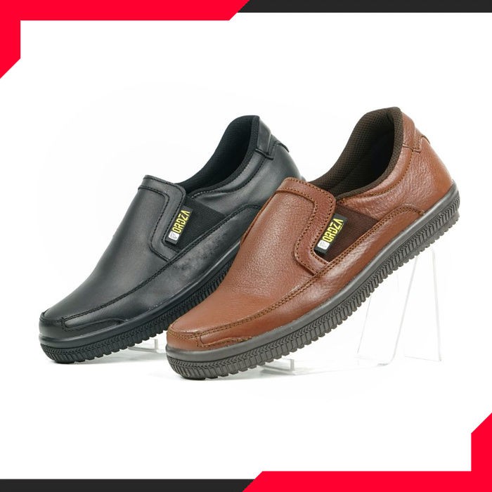 SEPATU PRIA | SEPATU SLIP ON | SEPATU CASUAL PRIA SLIP ON KULIT ASLI ORIGINAL D903