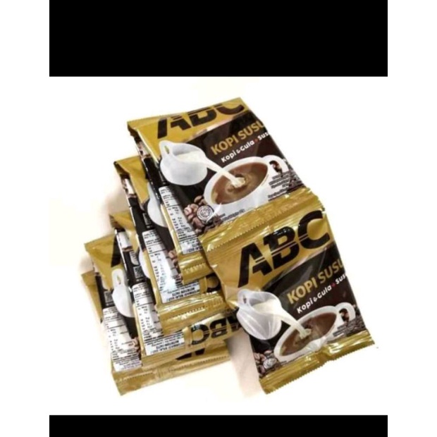 

Kopi Susu ABC Sachet 31gr (1 Renceng = 10 sachet)