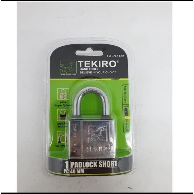 TEKIRO GEMBOK LEHER PENDEK 40MM