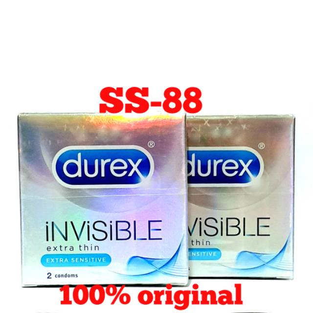 DUREX INVISIBLE (EXTRA THIN) ~ ISI 2 PCS | Shopee Indonesia