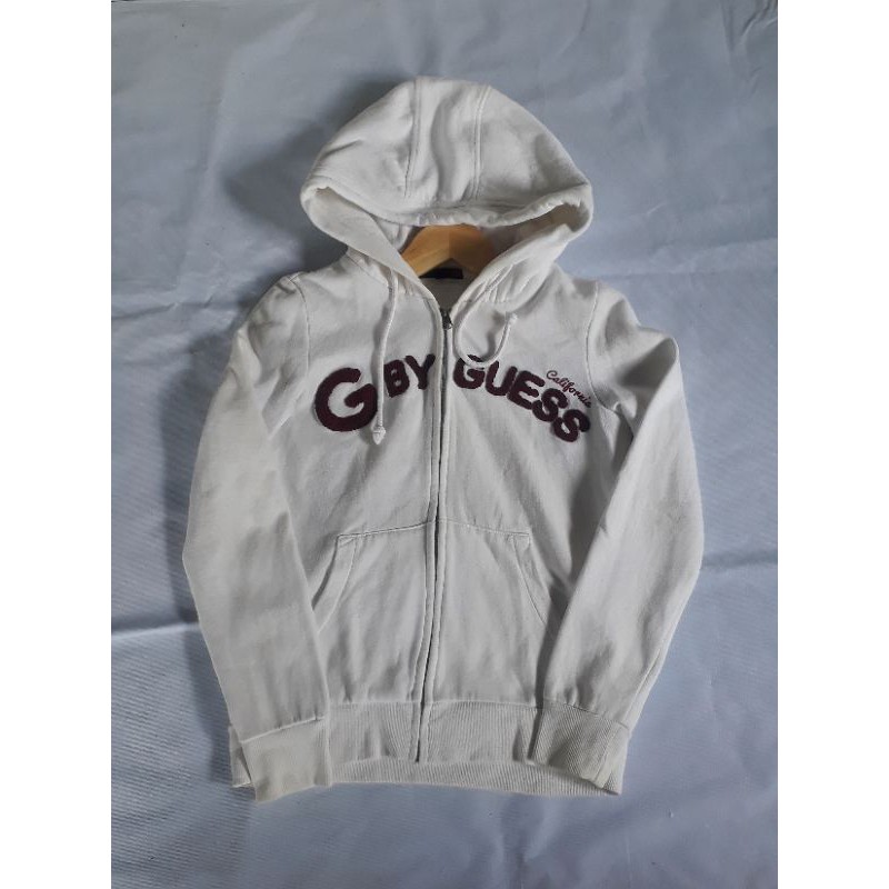 Ziphoodie Guess White
