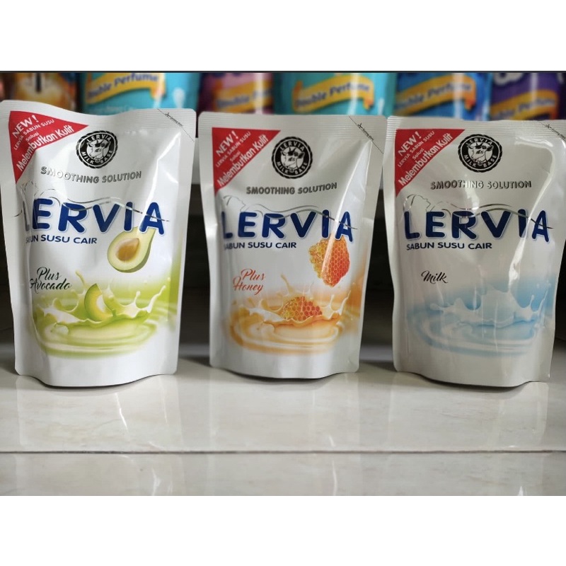 [BEST SELLER] Lervia sabun susu cair/sabun cair lervia 400ml/refil sabun cair lervia/lervia sabun ca