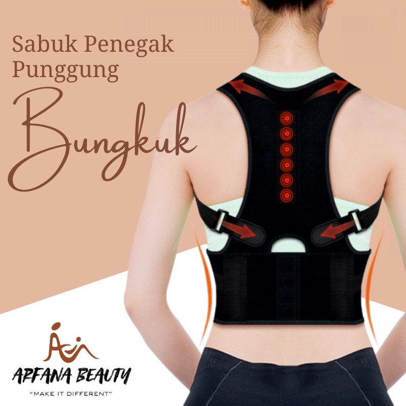 Alat Penyangga Punggung Magnetic Therapy Posture CORRECTOR BESAR Shoulder Back Support CHS-0610