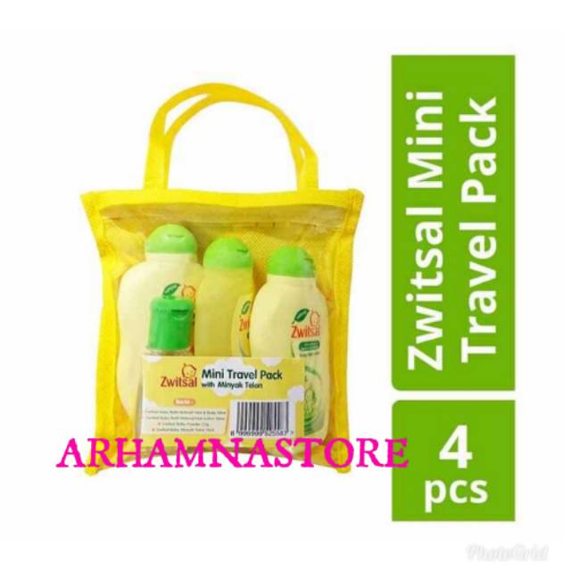 Zwitsal Mini Travel Pack Isi 4pcs