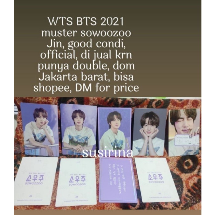 BTS 2021 muster sowoozoo