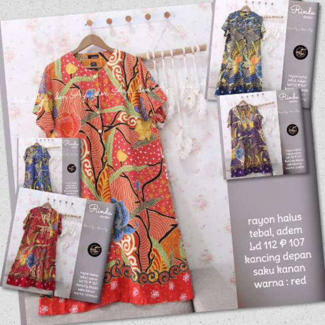 Home dress rindu daster baladewa jumbo high quality fashion solo recommended
