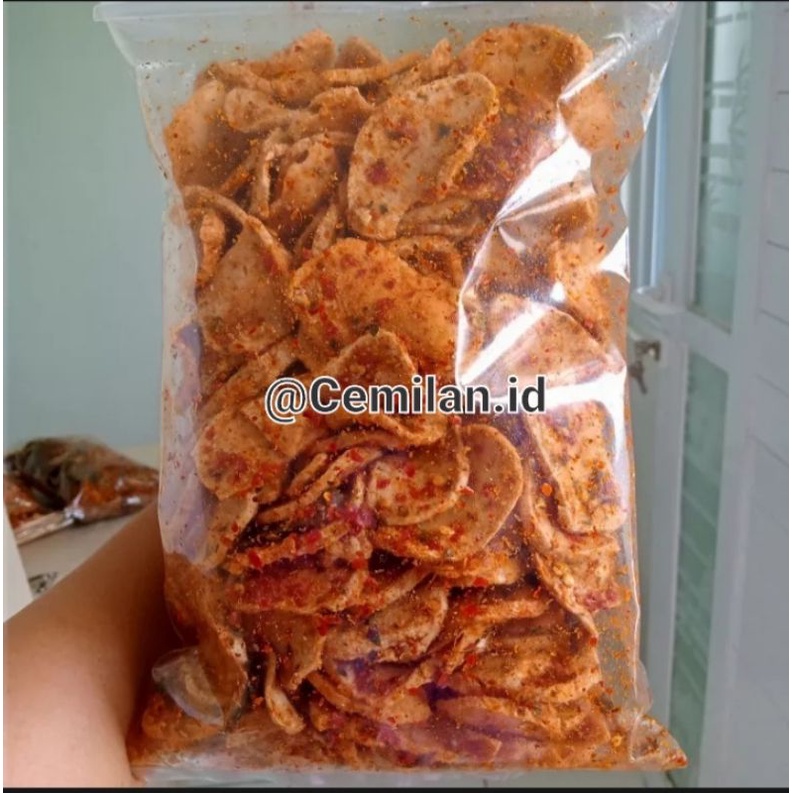 

Keripik basreng pedas daun jeruk isi 500gram
