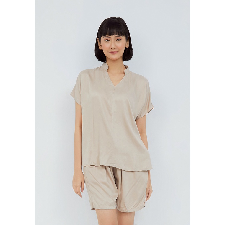 Sundays Attire - BERLIN SET / Setelan Wanita Atasan Berkerah Celana Pendek