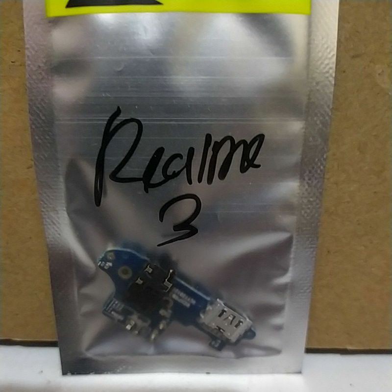 REALME 3 FLEXIBEL CONEXTOR CHARGER ORIGINAL