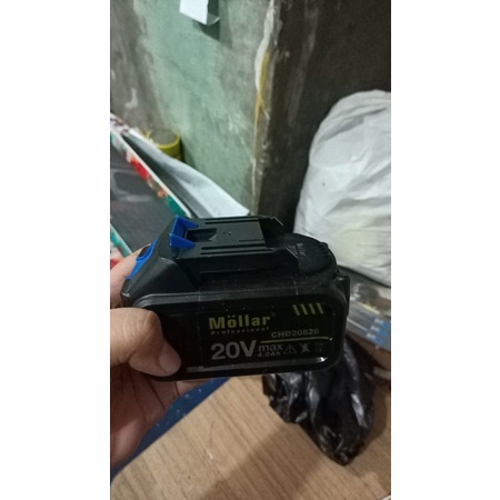 mollar baterai 20v 4.0A untuk mesin cwt20350