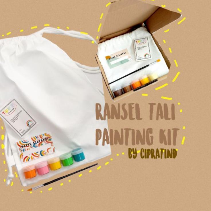 

TOP PRODUK ♠ BACKPACK PAINTING KIT BY CIPRATIND RANSEL MEWARNAI TAS SERUT PREMIUM HAMPERS SOUVENIR ANAK ULTAH MURAH DIY KIT'