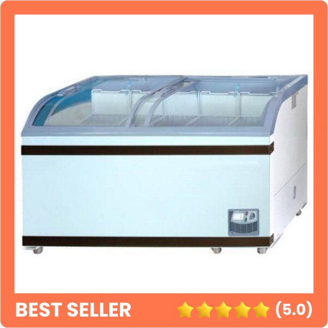 GETRA FREEZER GEA SD-500BY FREZEER KACA CEMBUNG SLIDING CURVE GLASS FREEZER PUSAT MESIN SEMARANG
