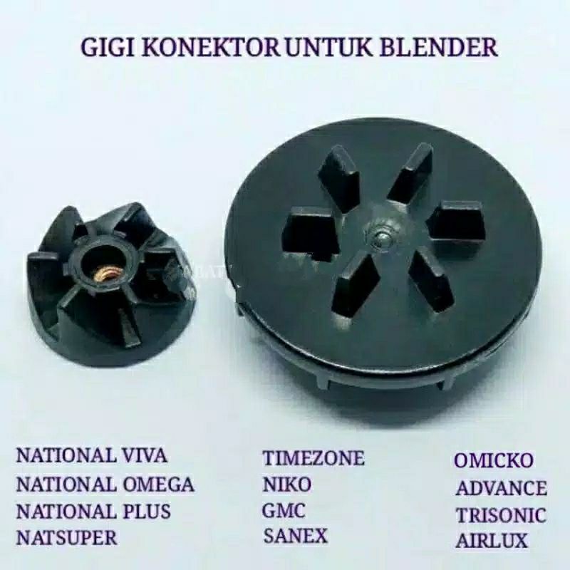 Konektor  , National  , Lobang Kecil  , Conector , GIGI  KARET SET  , Omega , Advan Sanex