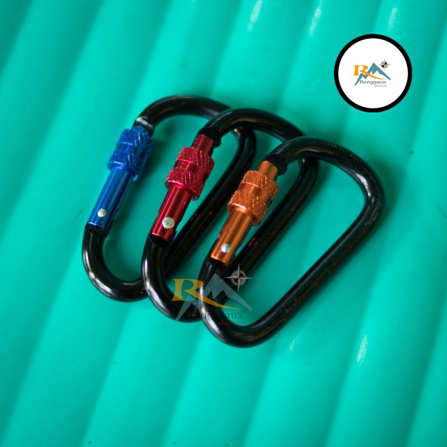 Carabiner Ulir 765 Dhaulagiri Gantungan Outdoor Aksesoris Multifungsi