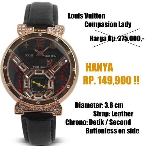 SALE! Jam Tangan Wanita LV Compasion