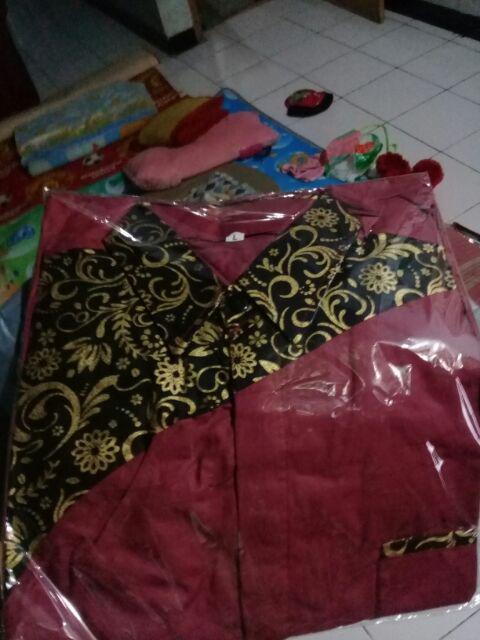 Distro Batik Hrb026 Kenongo Kemeja Tosca Pende Pekalongan Padi M L Xl Sogan Halus Kemeja Batik