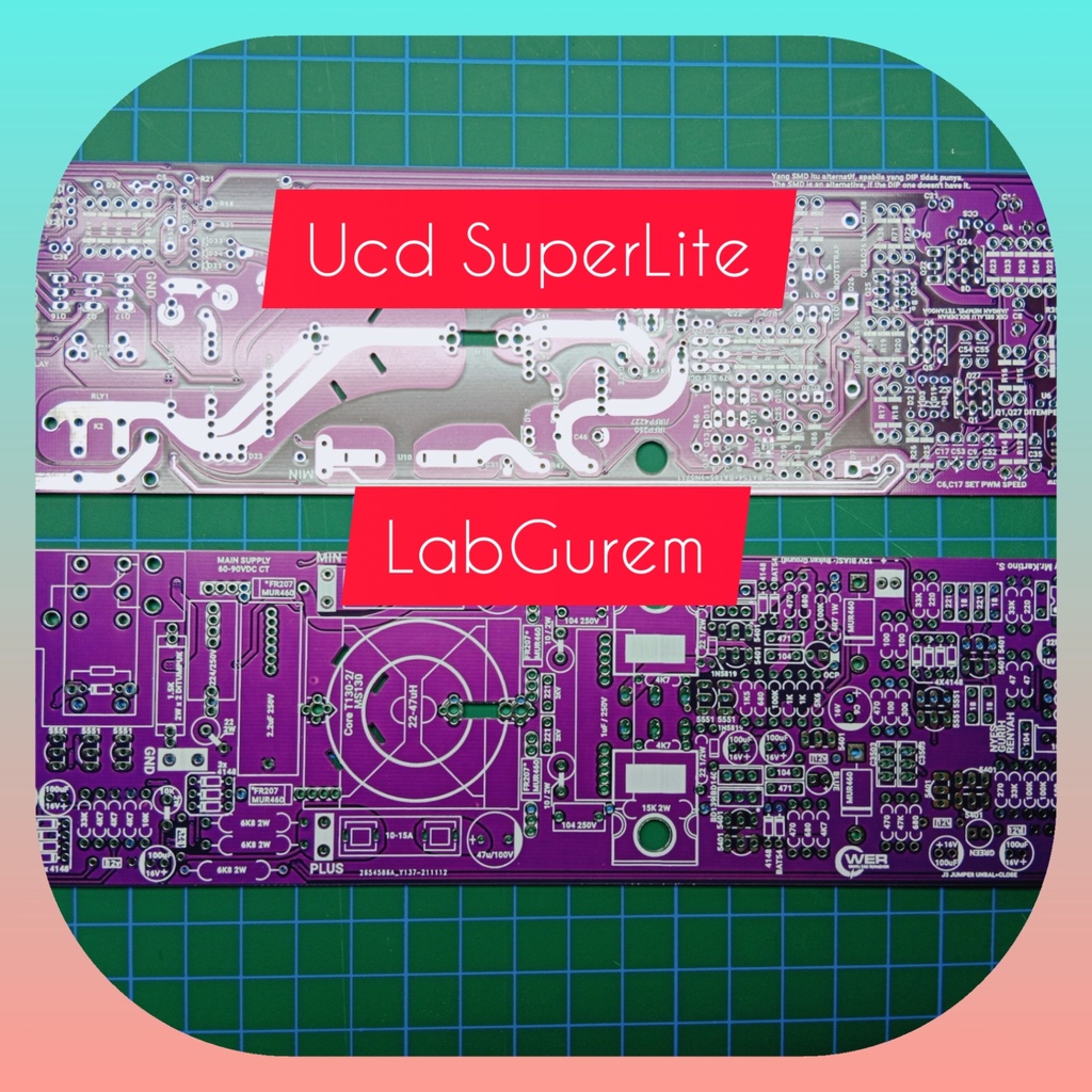 PCB CLASS D UCD SUPERLITE FULL FITUR V3