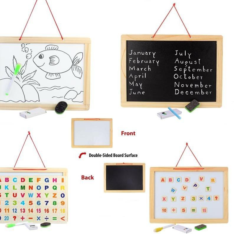 

Terkini ZQDRC Drawing Board / Papan Tulis Belajar / Papan Tulis anak/ Papan Tulis Magnet / Papan Tul