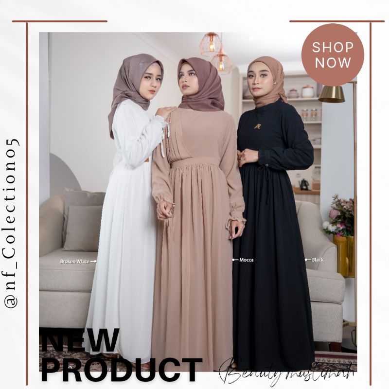 QUEENSYA DRESS ARRAFI || DRESS CERUTY BABY DOLL ADEM TERBARU 2022 || DRESS PESTA TERLARIS COD