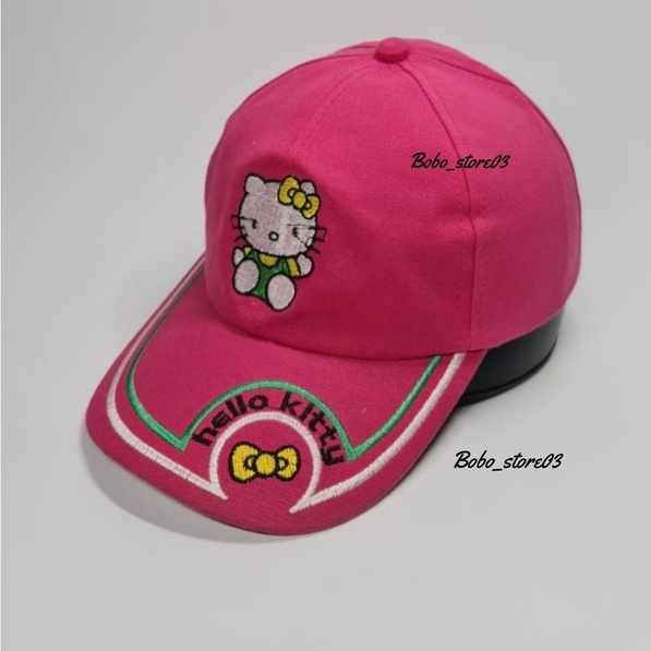 Bobo_store03 Topi Baseball Anak laki laki perempuan Karakter Superhero spiderman Tayo Boboboy hellokitty lol Usia 2 Sampai 8 Tahun Kualitas Terbaik-4