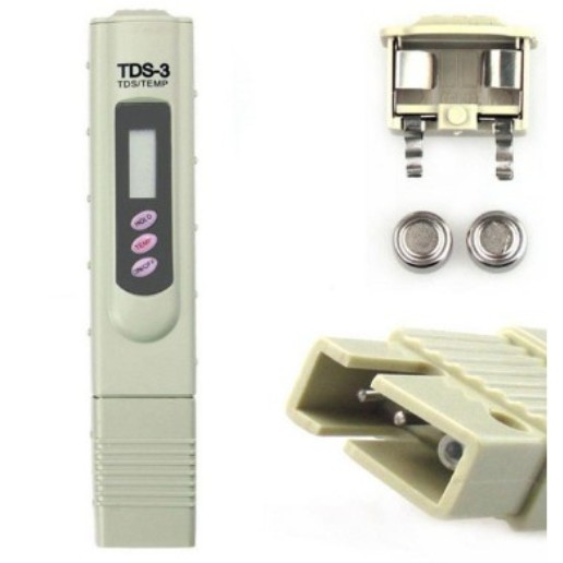 TDS Meter EC TDS-3 TDS3 Pena Pengukur 3-in-1 TDS EC PPM Kualitas Air Tester Alat Hidroponik Aquarium