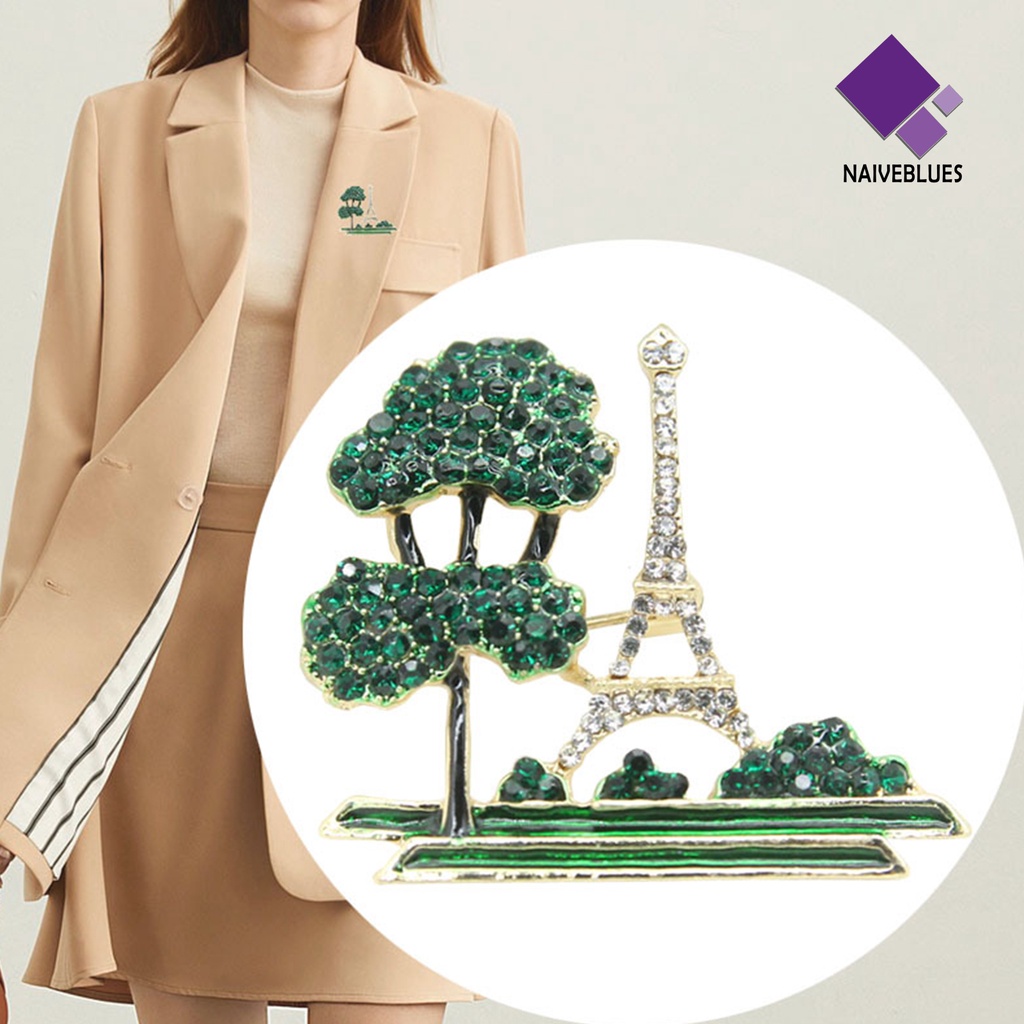 Bros Pin Desain Pohon Menara Eiffel Untuk Wanita