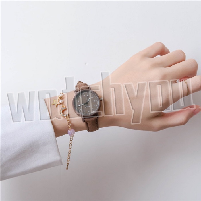 Jam Tangan Wanita Korea Simple A0160  Retro Fashion Watches