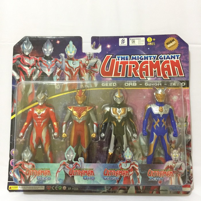 Mainan The Mighty Giant Ultraman - Geed - Orb - Ginga - Zero