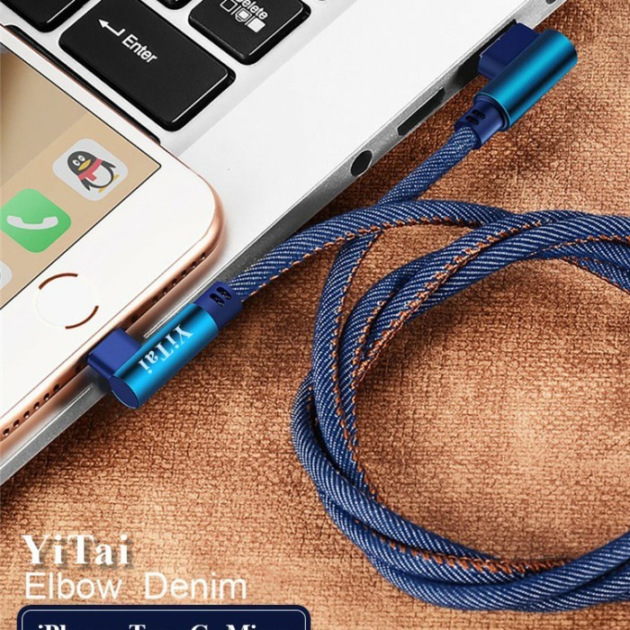 KABEL DATA GAMING DENIM YI TAI TYPE C YGC-100 FAST CHARGING - SC