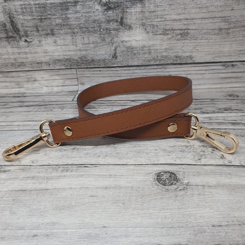 Avia short saffiano leather bag strap 1.8 x 58cm / tali tas pendek