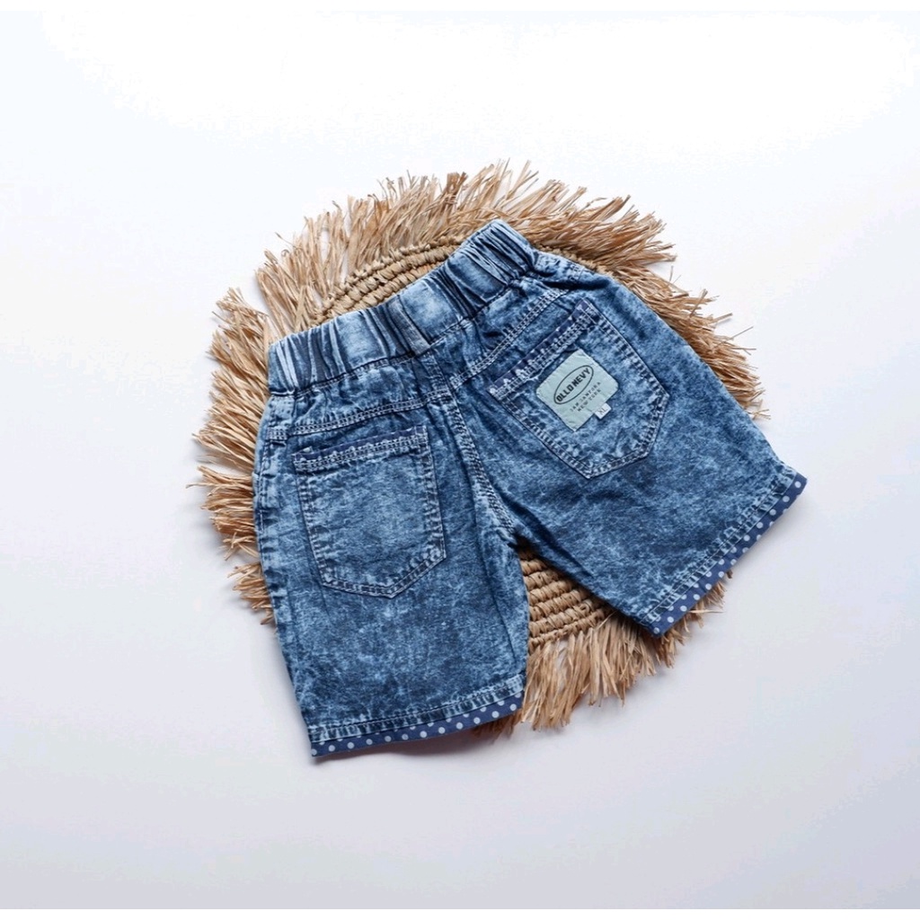 HOT PANT POLKA CELANA PENDEK JEANS ANAK 1-3Th Celana Pendek Anak Jeans HOT PANTS  POLKA / HOTPANTS JEANS ANAK