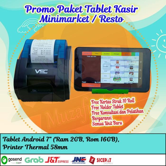 Jual Kasir Paket Mesin Kasir Android Minimarket Dan Resto Shopee Indonesia 7187