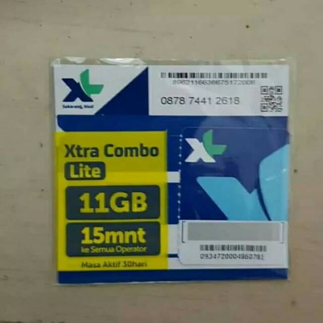 Kartu kuota xl combo