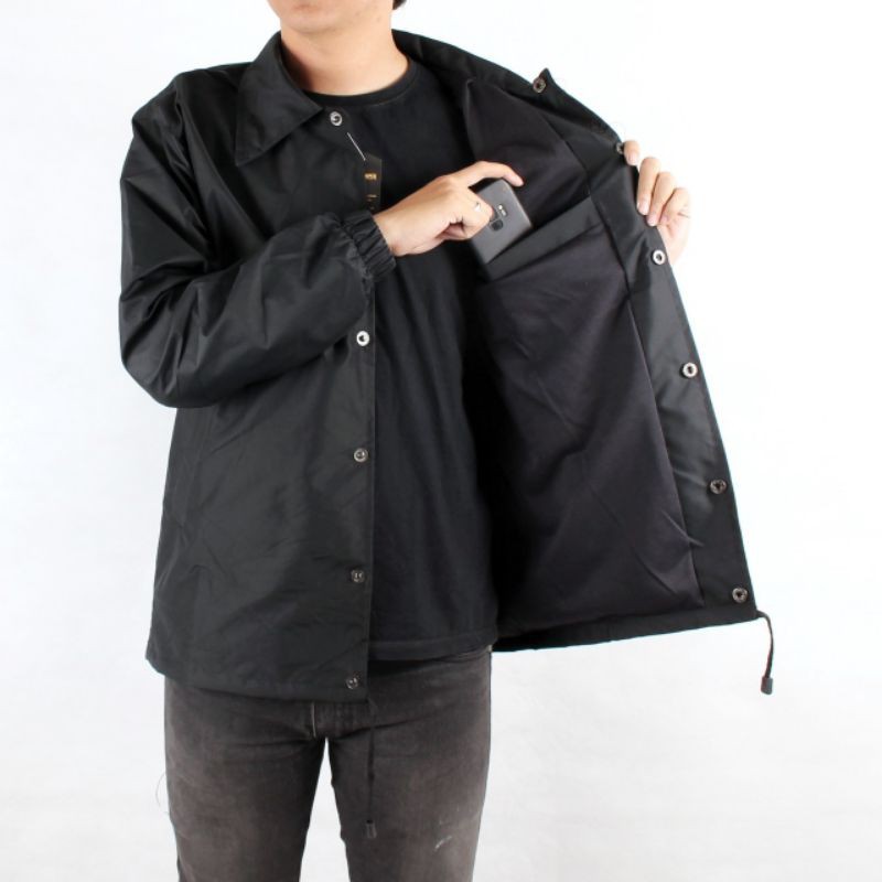 [WANGKER'S Original] Jaket Pria Coach Polos Simple