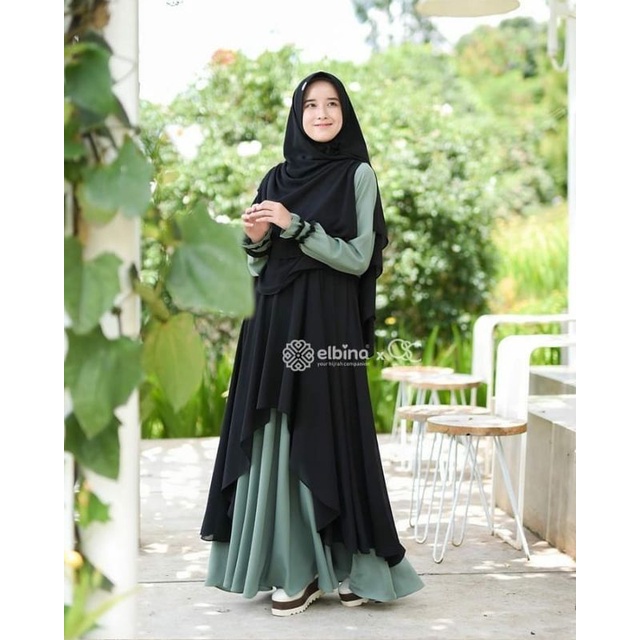 CB HAZIQA SYARI /GAMIS SET HIJAB