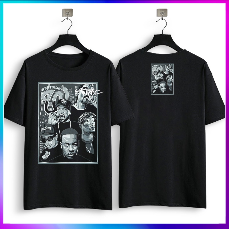 Gildan - West Side Rappers T-shirt Hip Hop Legends 2pac Tupac Snoop Nwa Tee Men's New