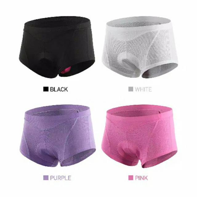 Celana sepeda wanita ARSUXEO inner pants women bike MTb roadbike seli fixie