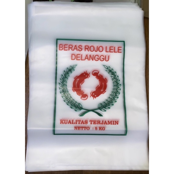 Plastik Beras 5 KG Rojo Lele (isi 100 lembar)