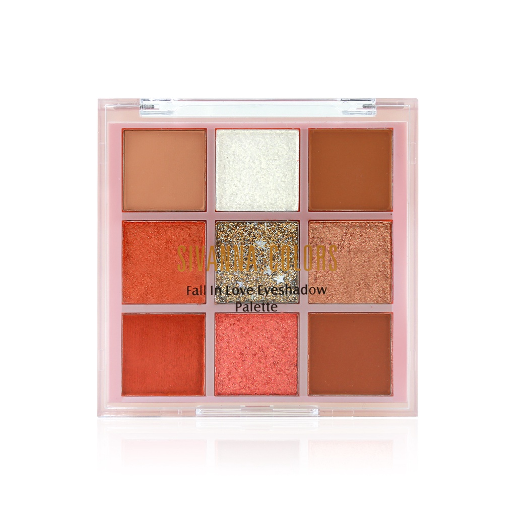 SIVANNA COLORS FALL IN LOVE EYESHADOW PALETTE HF631/EYESHADOW/MAKEUP/KOSMETIK