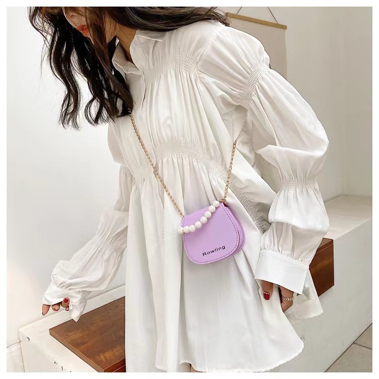 FYGALERYSURABAYA FYG1431 Tas Mutiara Mini Perempuan Korean Style Fashion Wanita Woman Shoulderbag