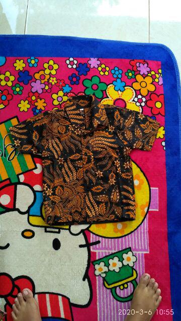 Batik Couple Keluarga Sania Ruffle Ori Ndoro Jowi Dnt Manggar Sogan