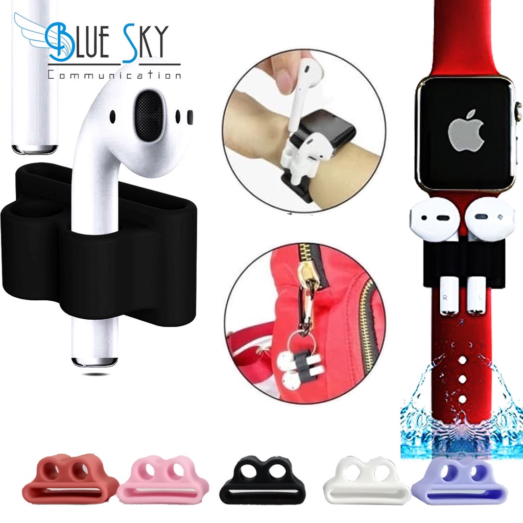 HOLDER BAND AIRPODS SILICONE JAM TANGAN