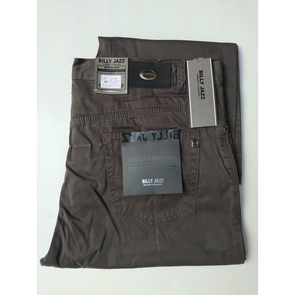 Celana Kanvas Panjang Pria chinos Standar Original Billy Jazz Kualitas Celana CARDINAL Casual Panjang